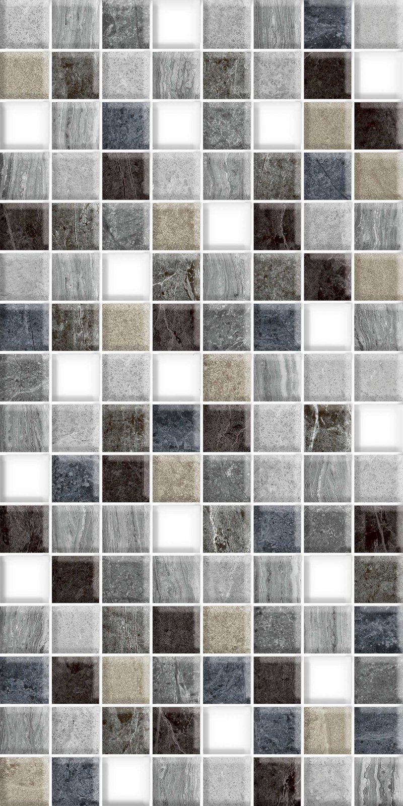 PLATINUM 25X50 CELINE GREY DECOR EMBOSSED (DIS)